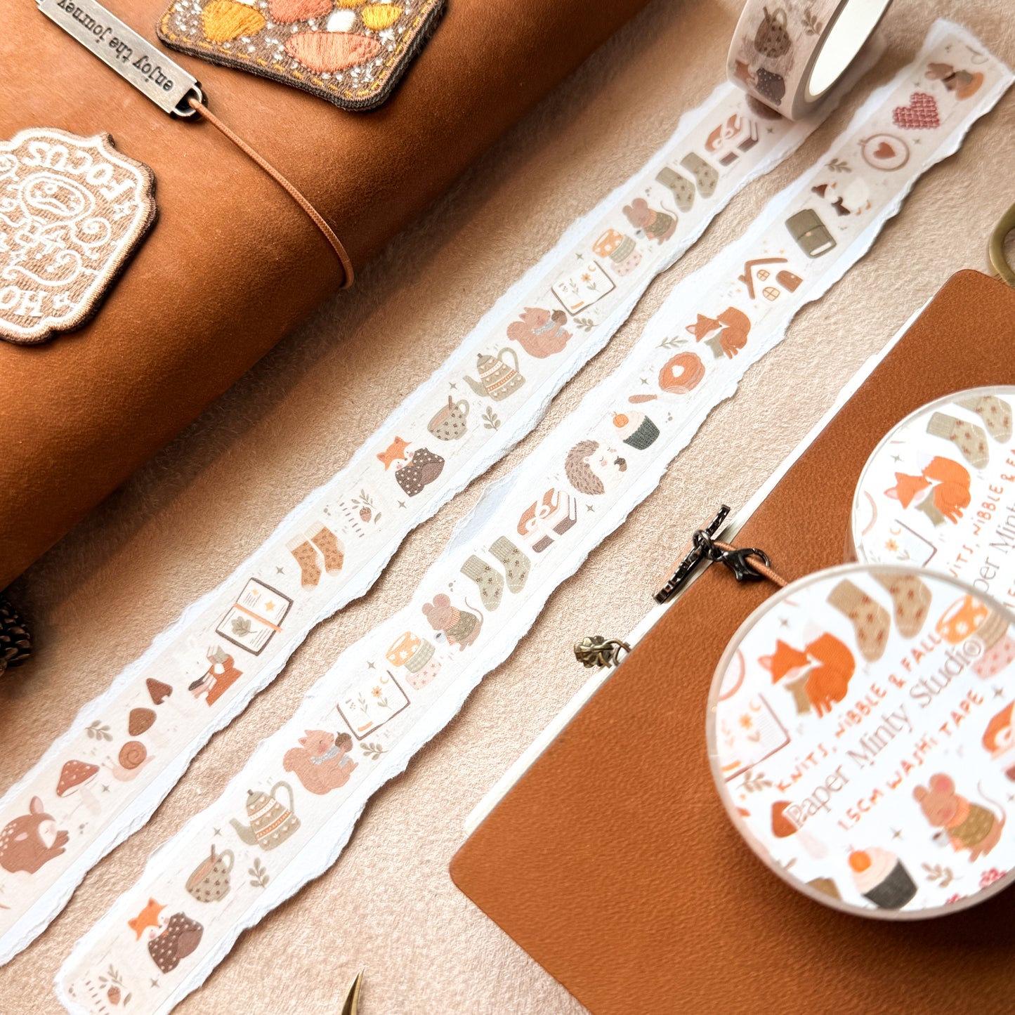 Knits, Nibble & Fall Washi