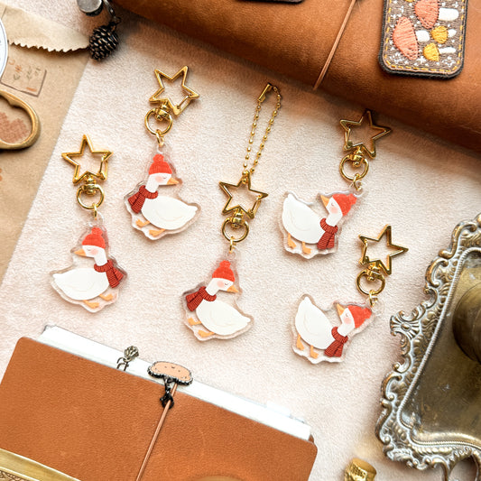 Clementine The Goose Keychain