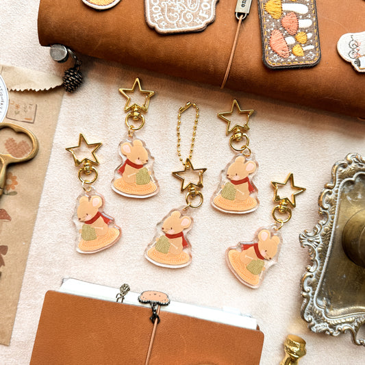 Oliver The Mouse Keychain