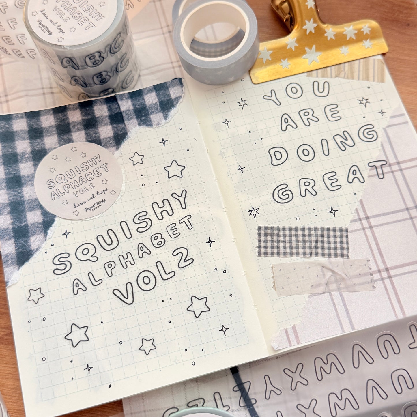 Squishy Alphabet Vol 2 Kiss Cut Tape