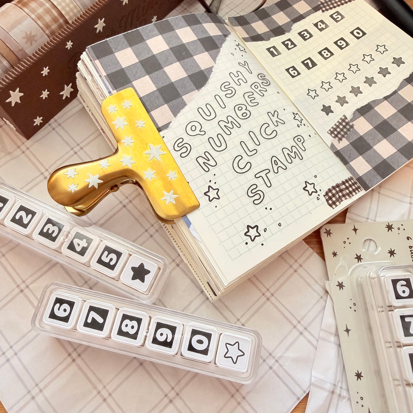Click Stamp Squishy Numbers Bundle