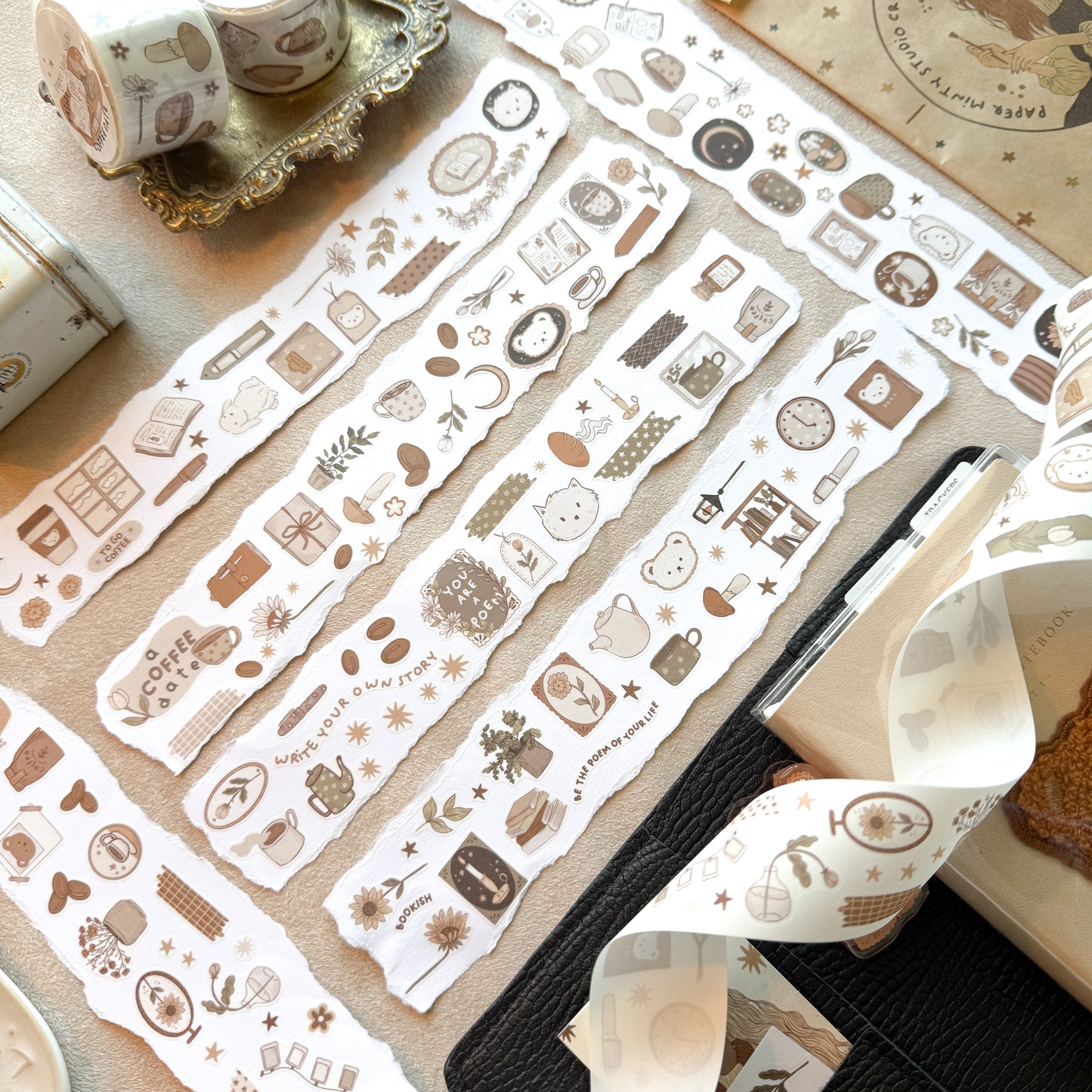 * RESTOCK* Mini Coffee Date Kiss Cut Tape