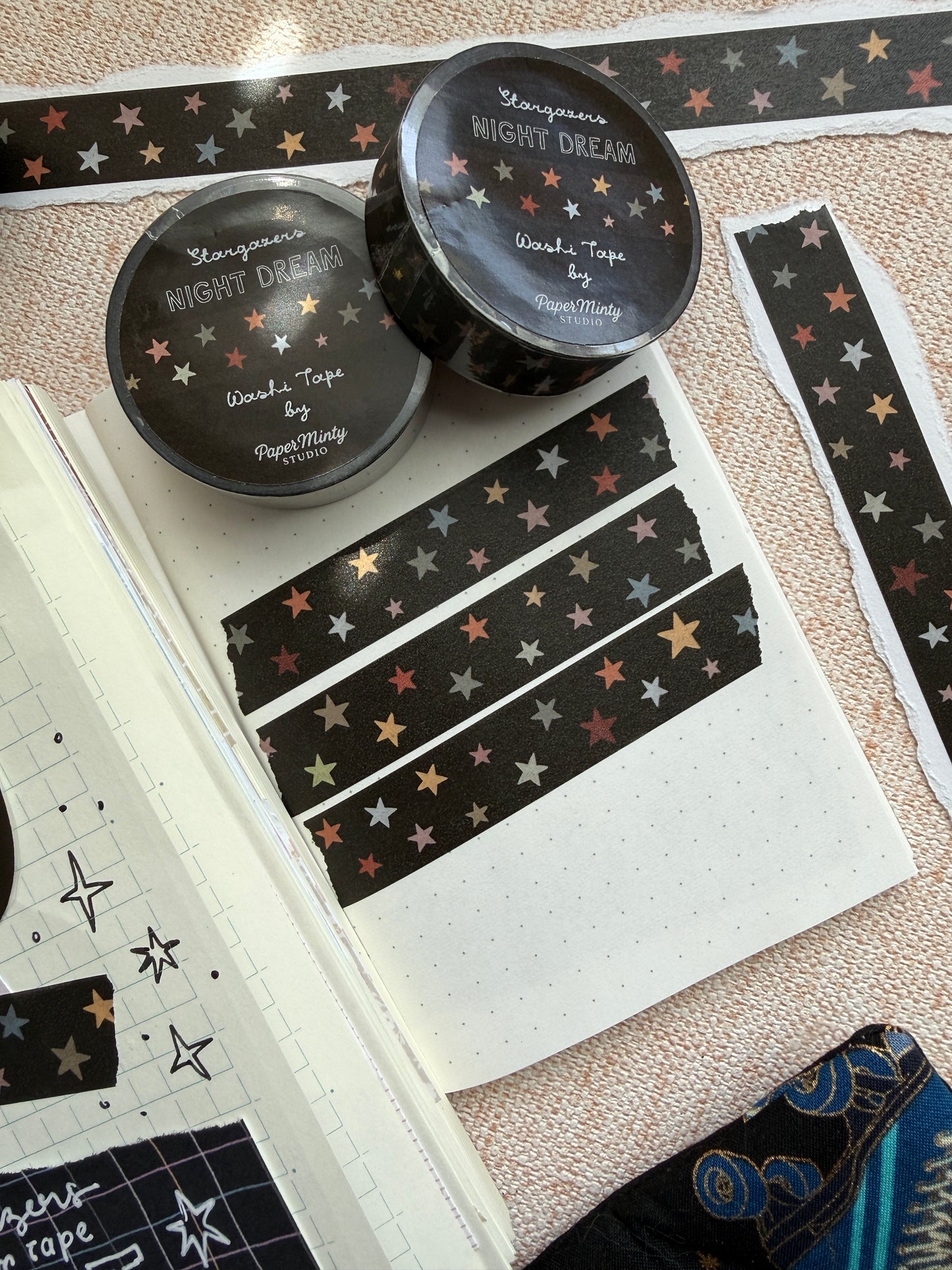 Stargazers Night Dream 1.5cm Washi