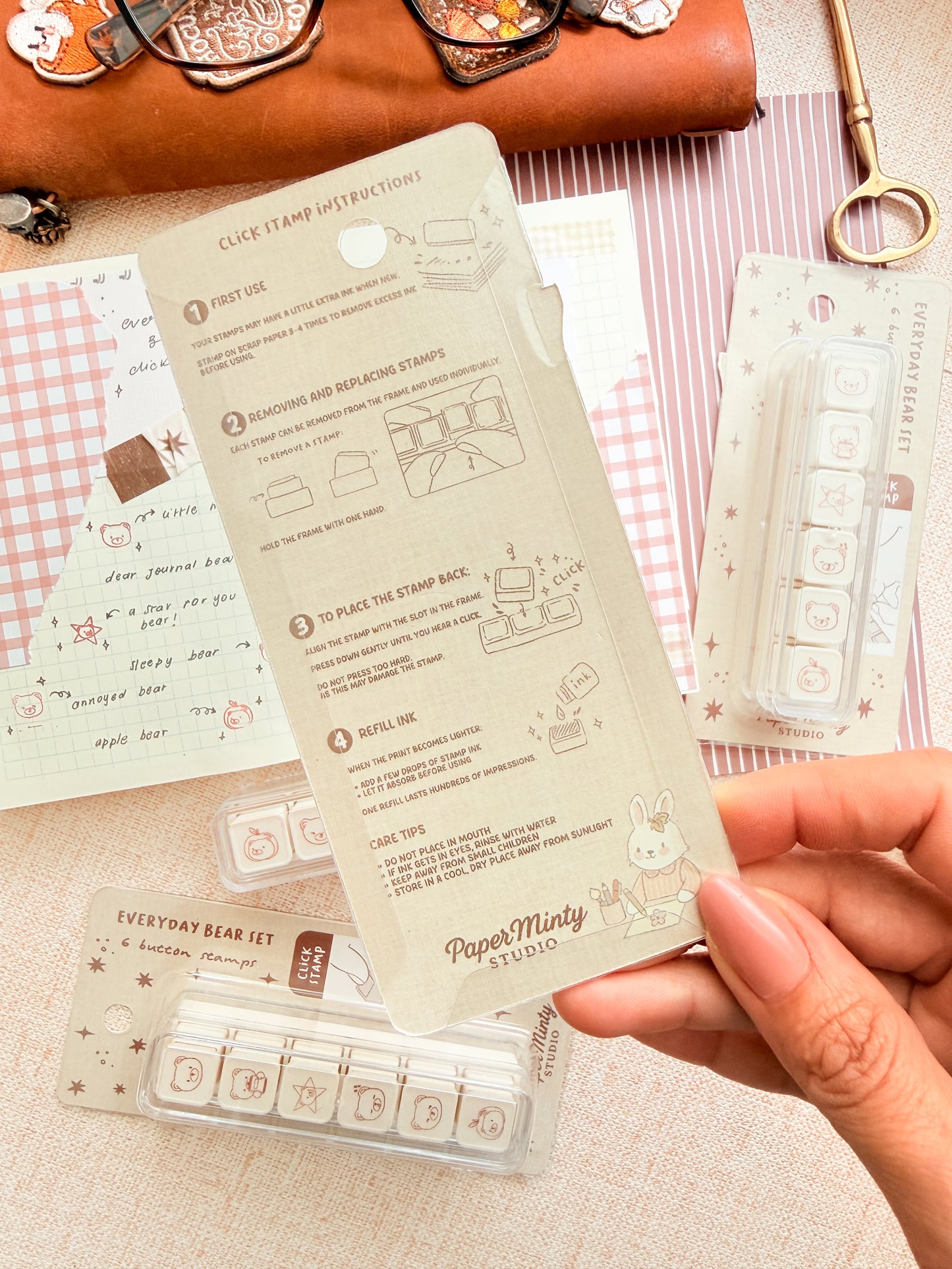 Click Stamp Every Day Bear