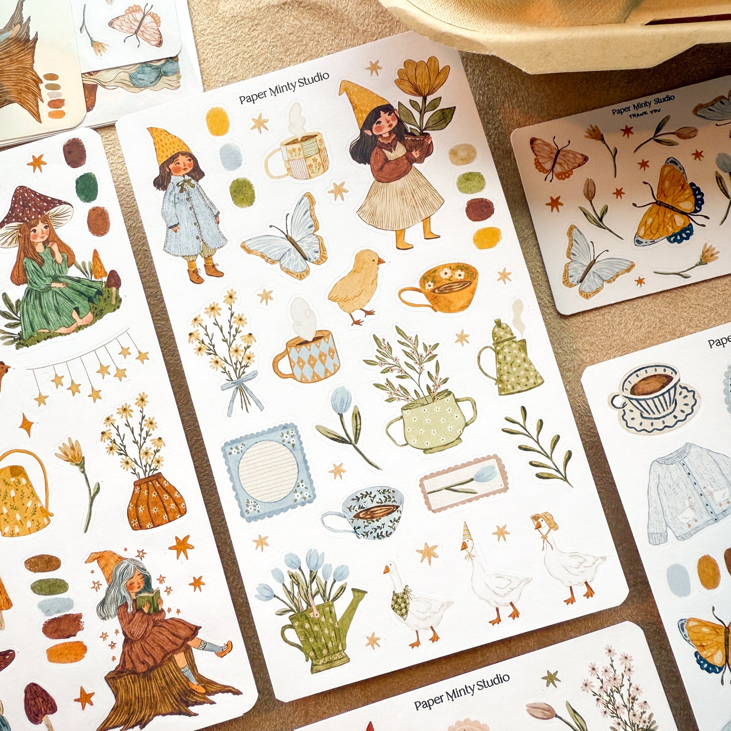 Garden Gnome Sticker Kit