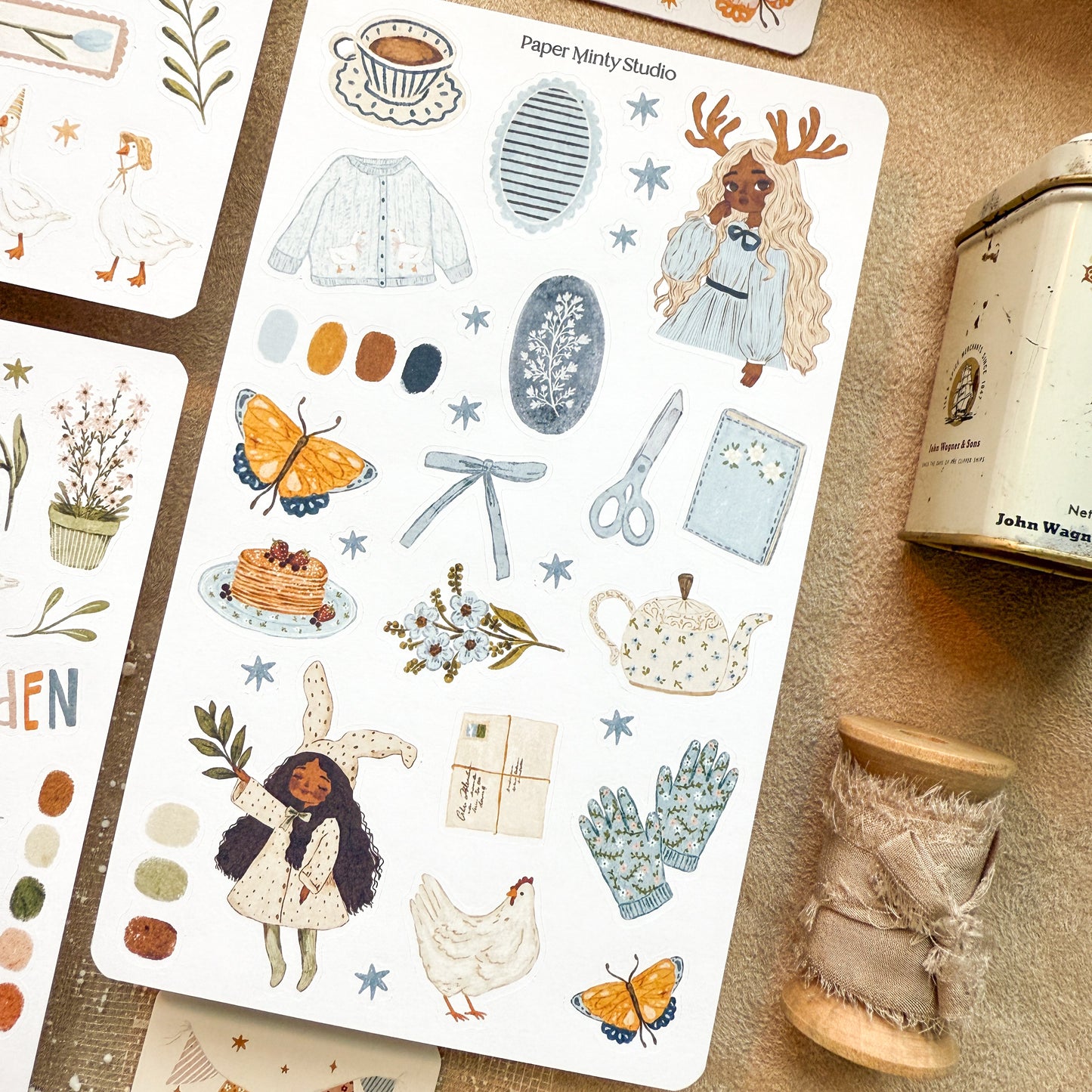 Garden Gnome Sticker Kit