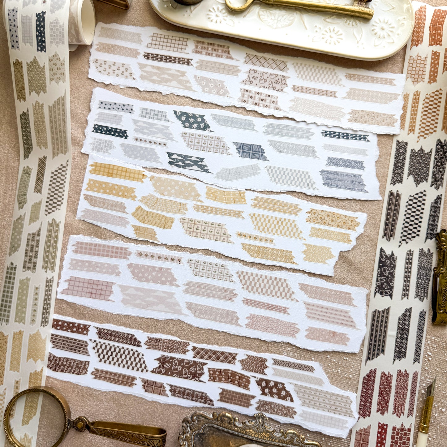 Ripped Washi Kiss Cut Tape