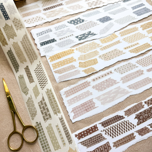 Ripped Washi Kiss Cut Tape