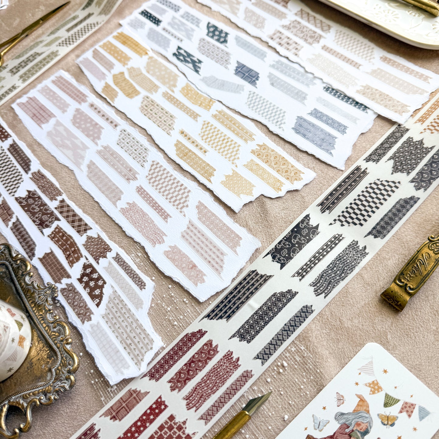 Ripped Washi Kiss Cut Tape
