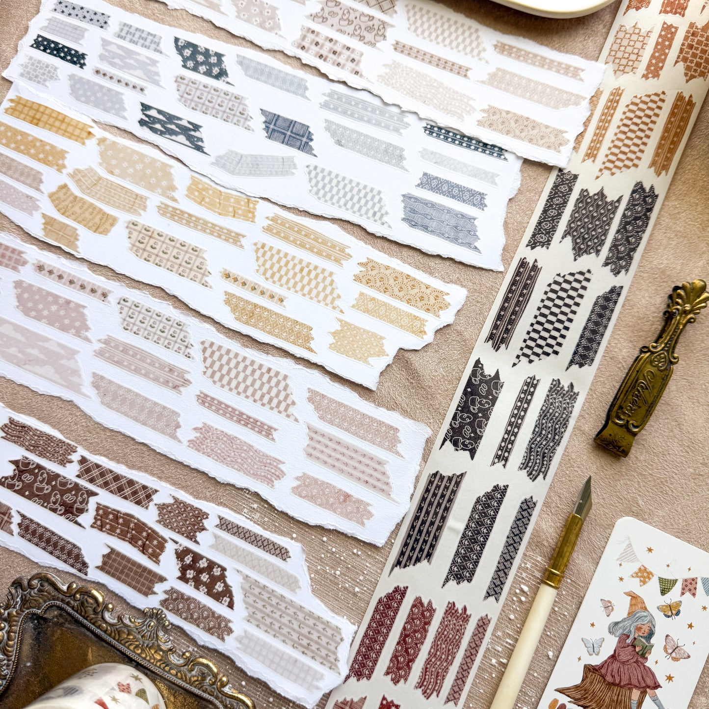 Ripped Washi Kiss Cut Tape