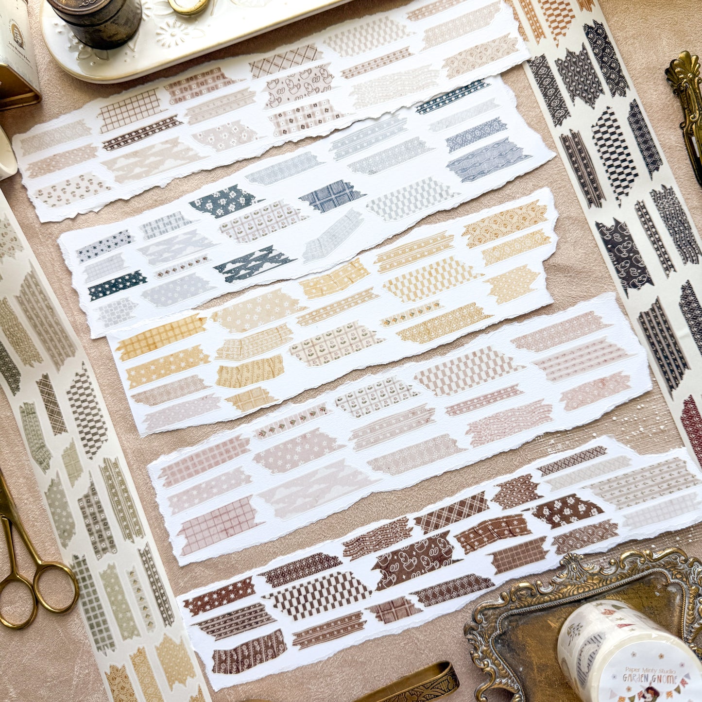 Ripped Washi Kiss Cut Tape