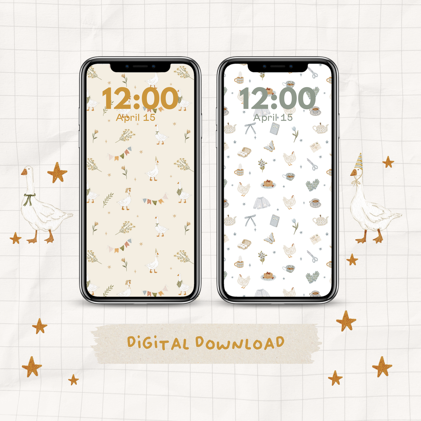 Spring Phone Wallpapers (Set of 4) | DOWNLOAD |