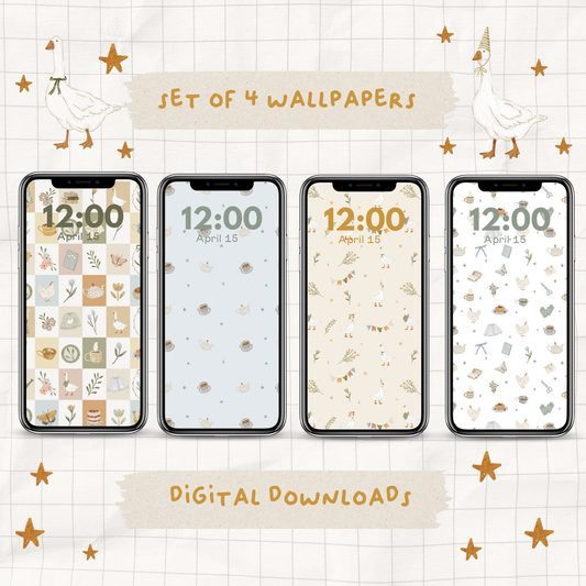 Spring Phone Wallpapers (Set of 4) | DOWNLOAD |