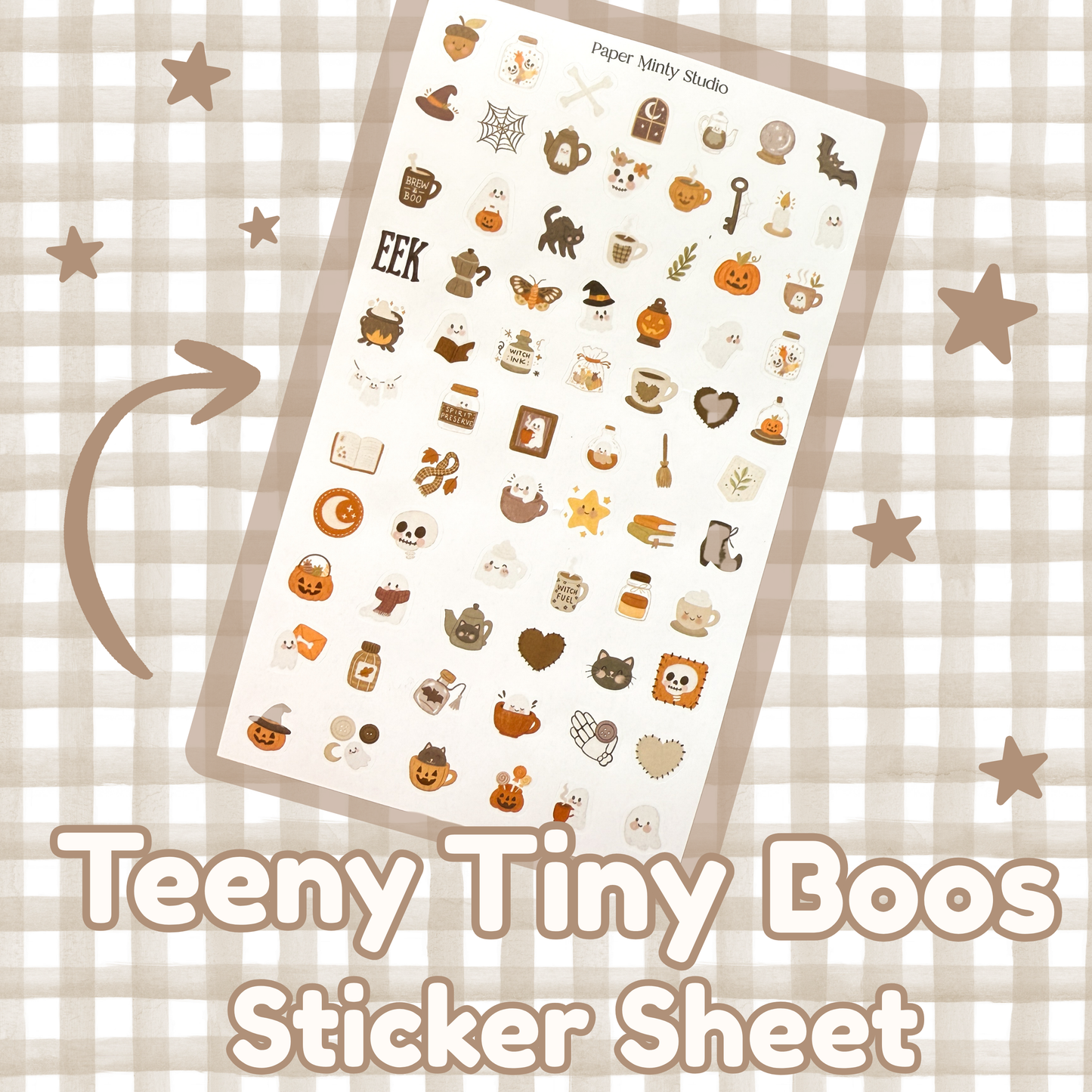 Teeny Tiny Boos Sticker Sheet