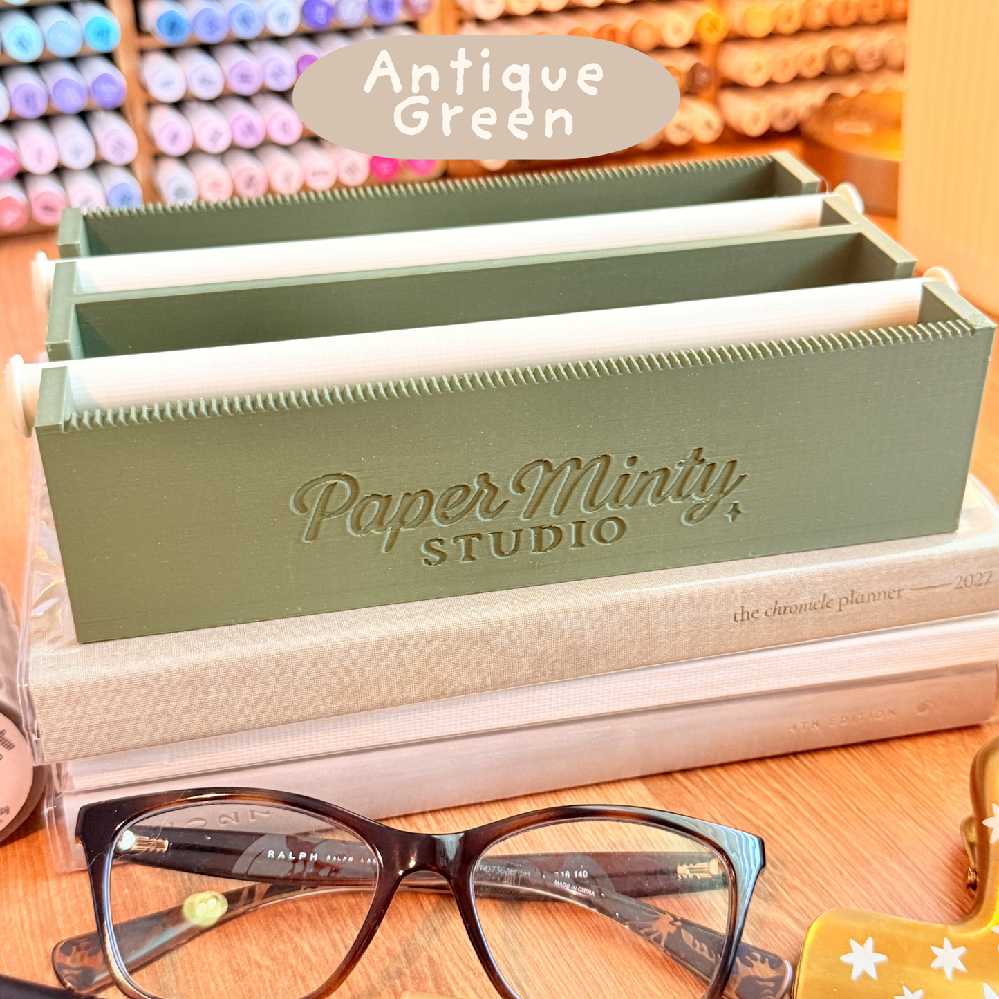 Paper Minty Studio Washi Box | Cozy Desk Organizer