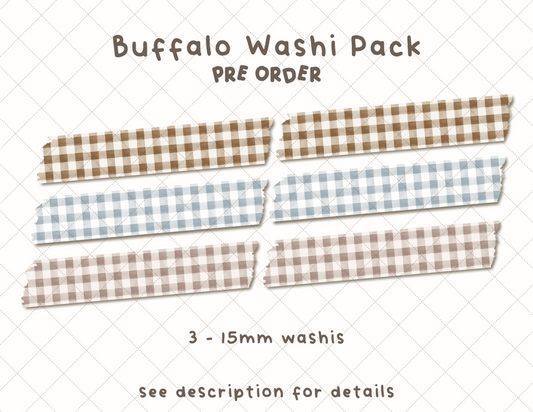 [PRE-ORDER] Buffalo Washi Pack