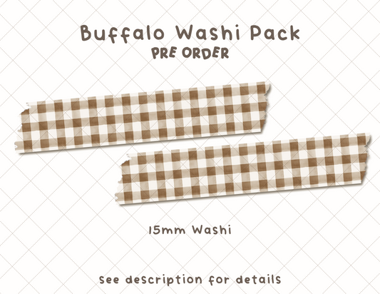 [PRE-ORDER] Buffalo Washi Pack