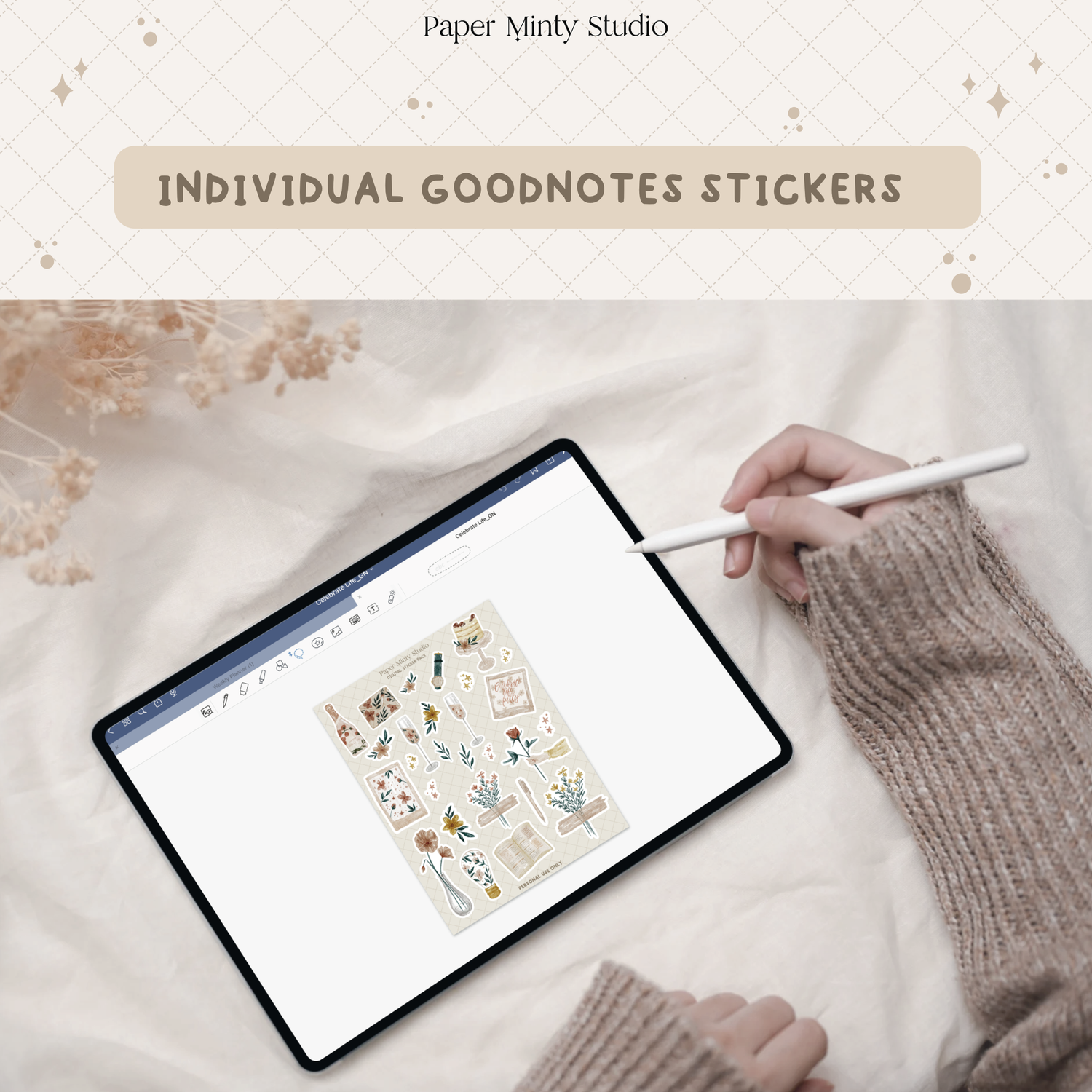 Our Life Sticker Celebrate Life Printable Sticker Sheet and Digital GoodNotes Sticker S ...