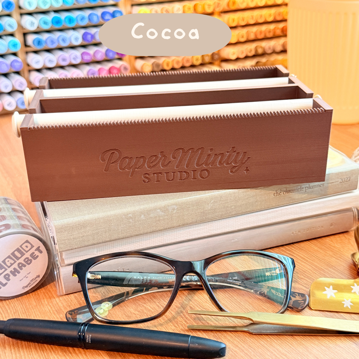 Paper Minty Studio Washi Box | Cozy Desk Organizer