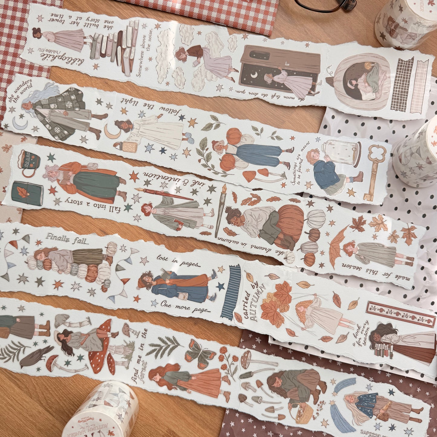 Autumn Wander Kiss Cut Tape