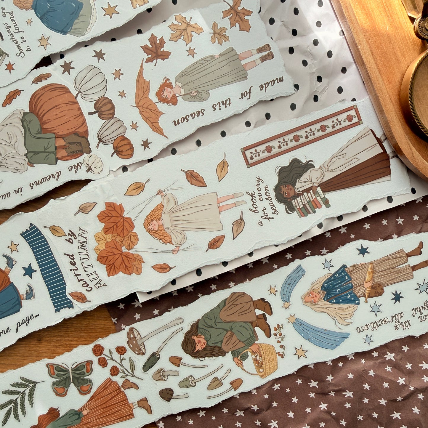 Autumn Wander Kiss Cut Tape
