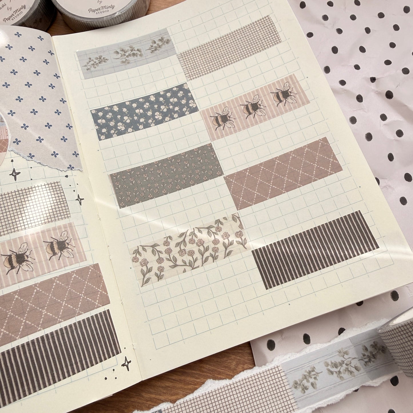 Whimsy Bits 1.5cm Washi Tape