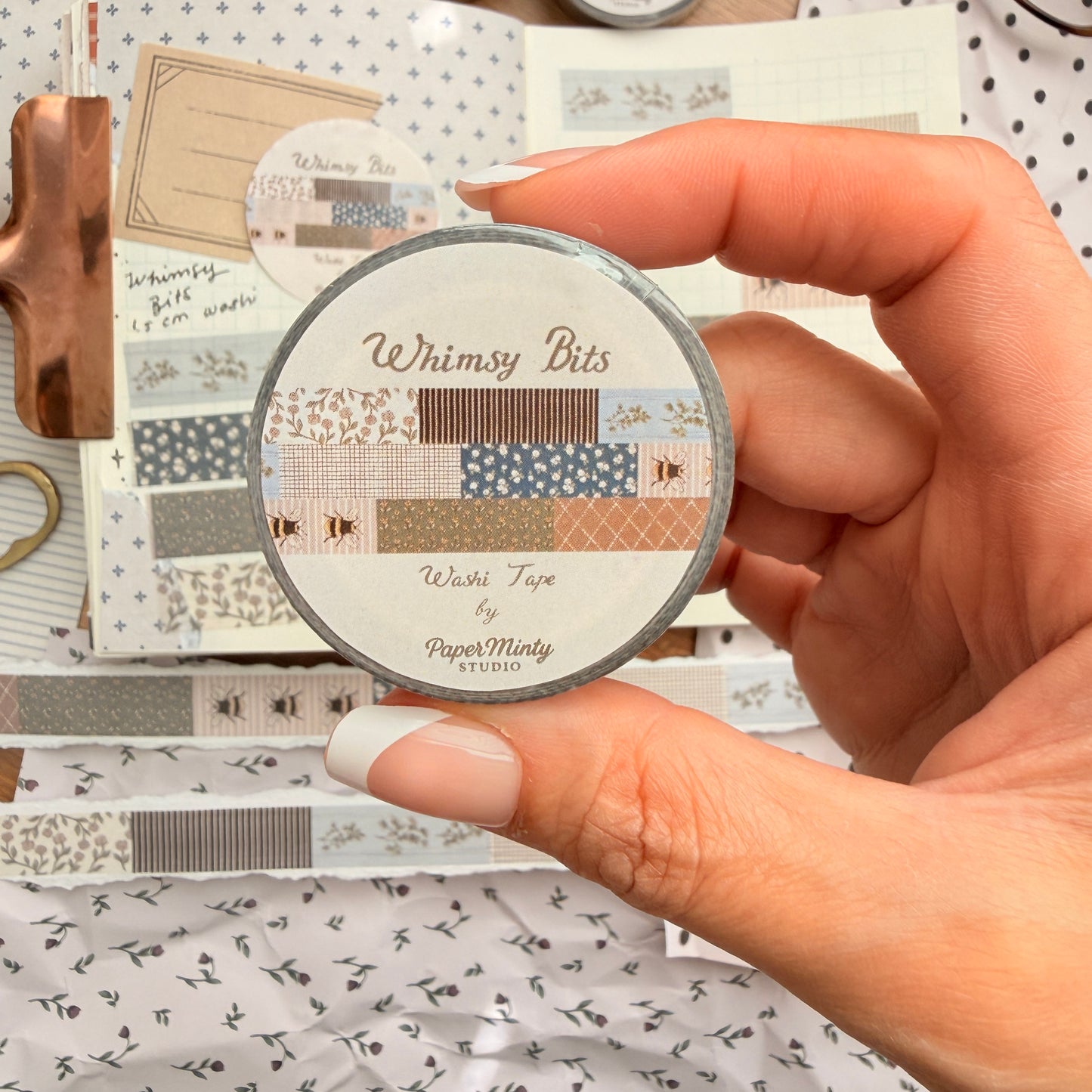 Whimsy Bits 1.5cm Washi Tape