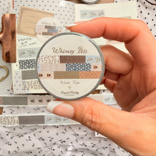 Whimsy Bits 1.5cm Washi Tape