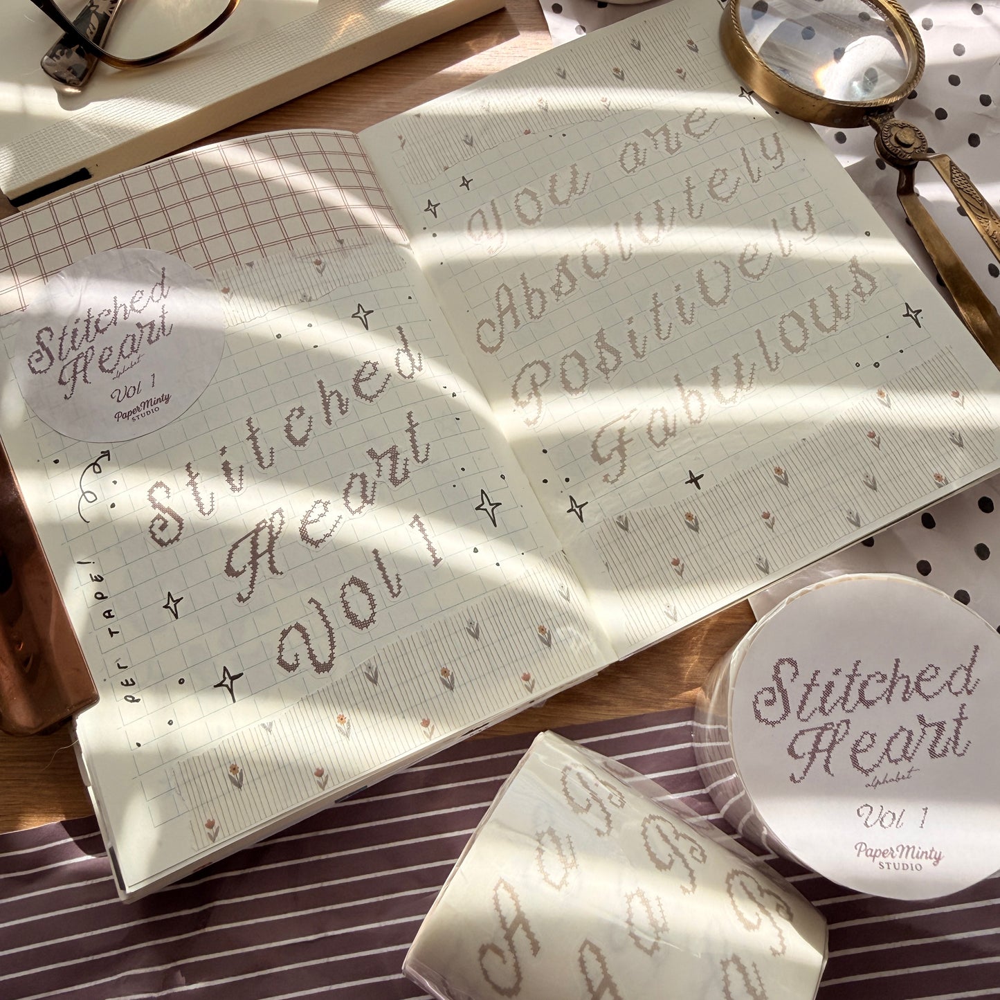 Stitched Heart Vol 1 Kiss Cut Tape