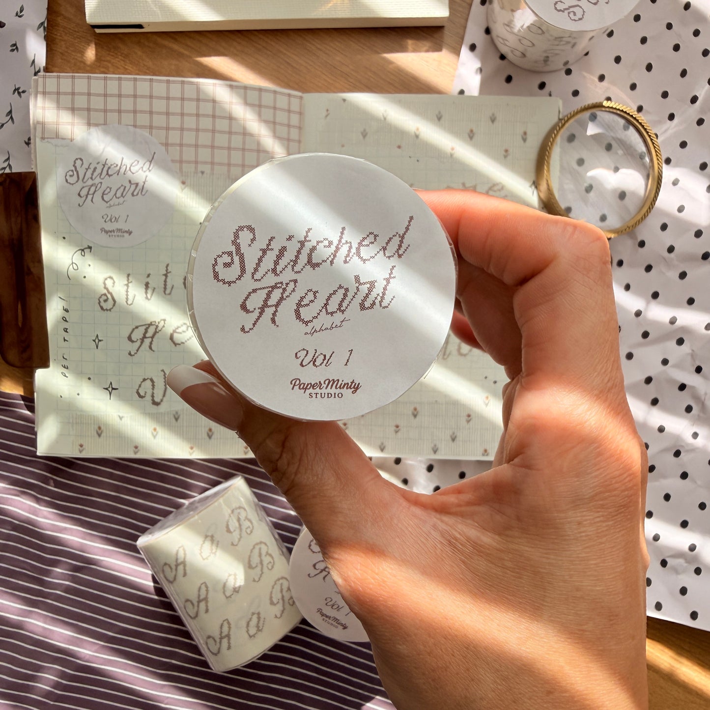 Stitched Heart Vol 1 Kiss Cut Tape