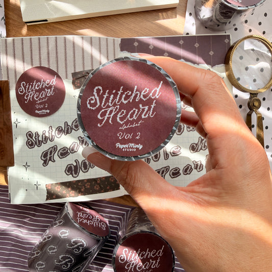 Stitched Heart Vol 2 Kiss Cut Tape