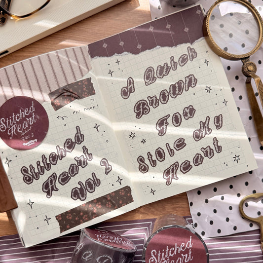 Stitched Heart Vol 2 Kiss Cut Tape