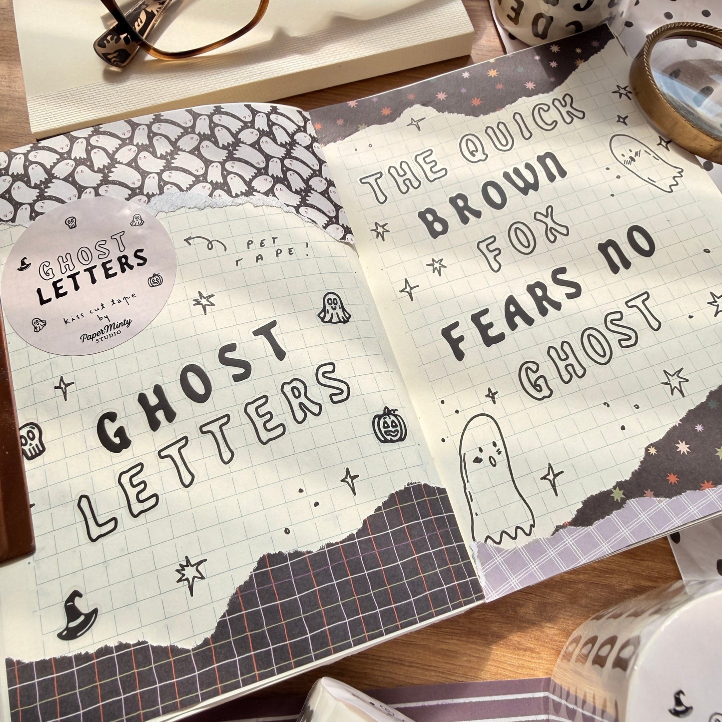 Ghost Letters Kiss Cut Tape
