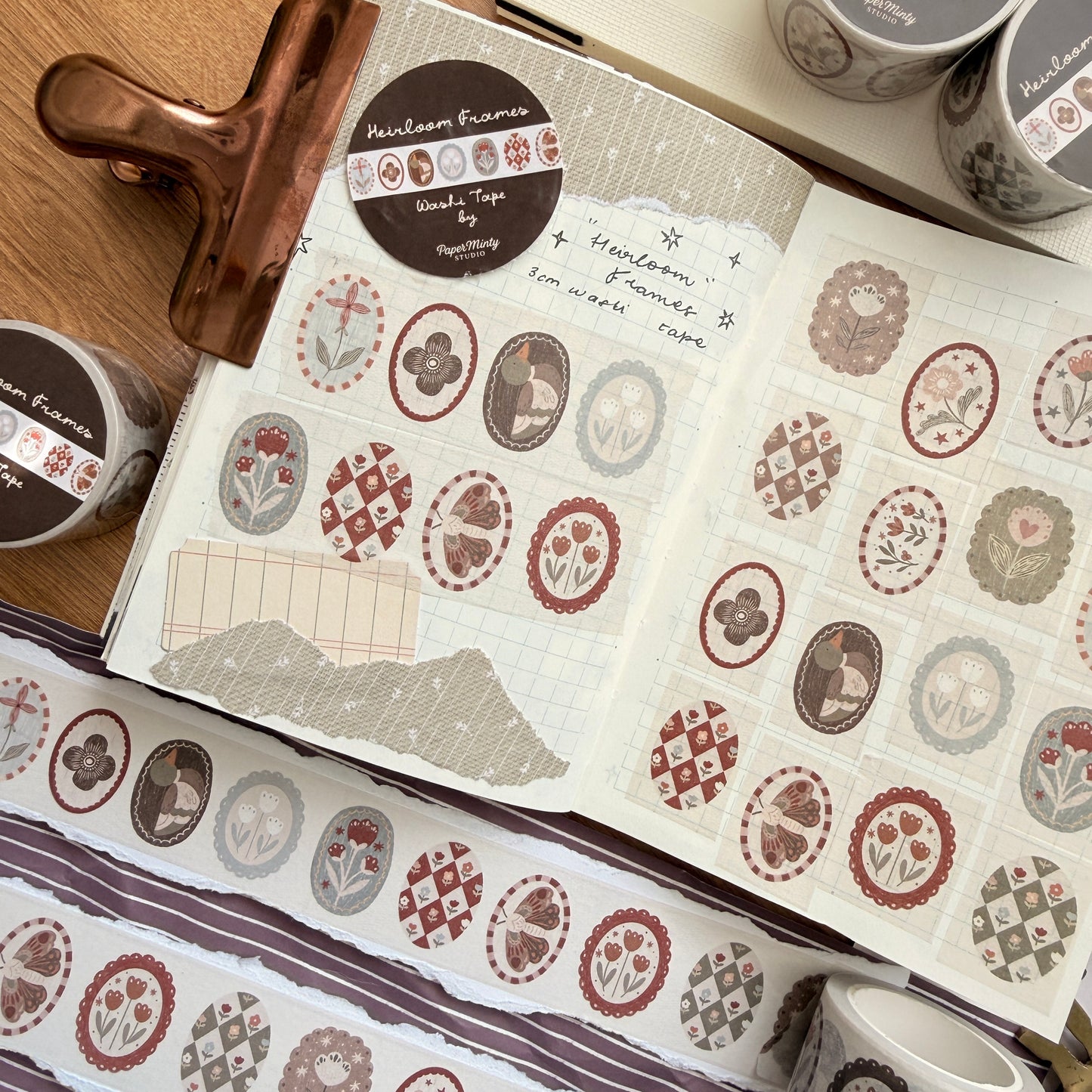 Heirloom Frames 3cm Washi Tape