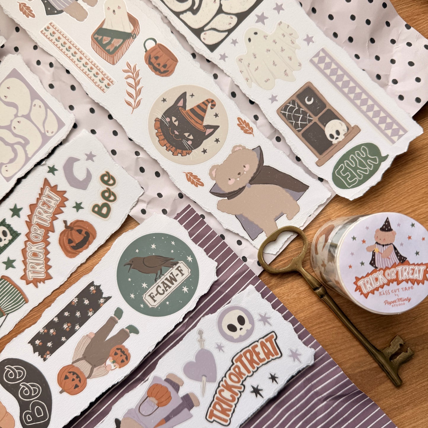 Trick or Treat Kiss Cut Tape