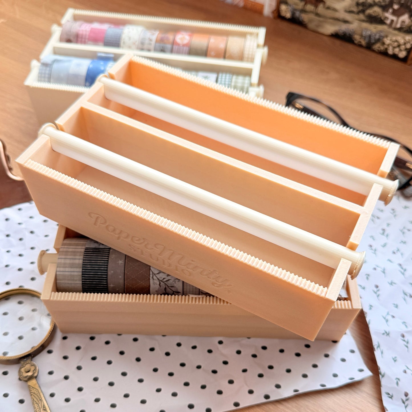 Paper Minty Studio Washi Box | Cozy Desk Organizer