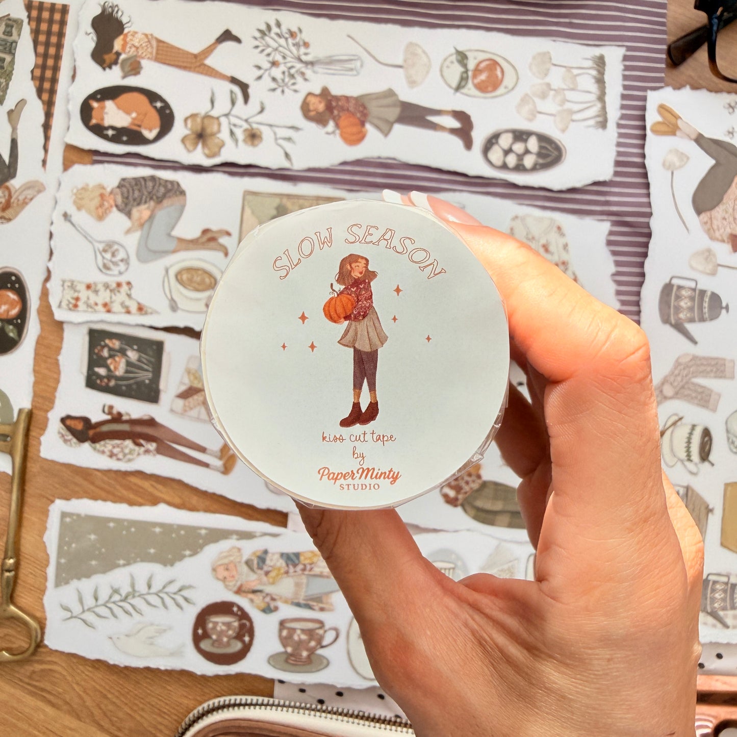 *RESTOCK* Slow Season Kiss Cut Tape