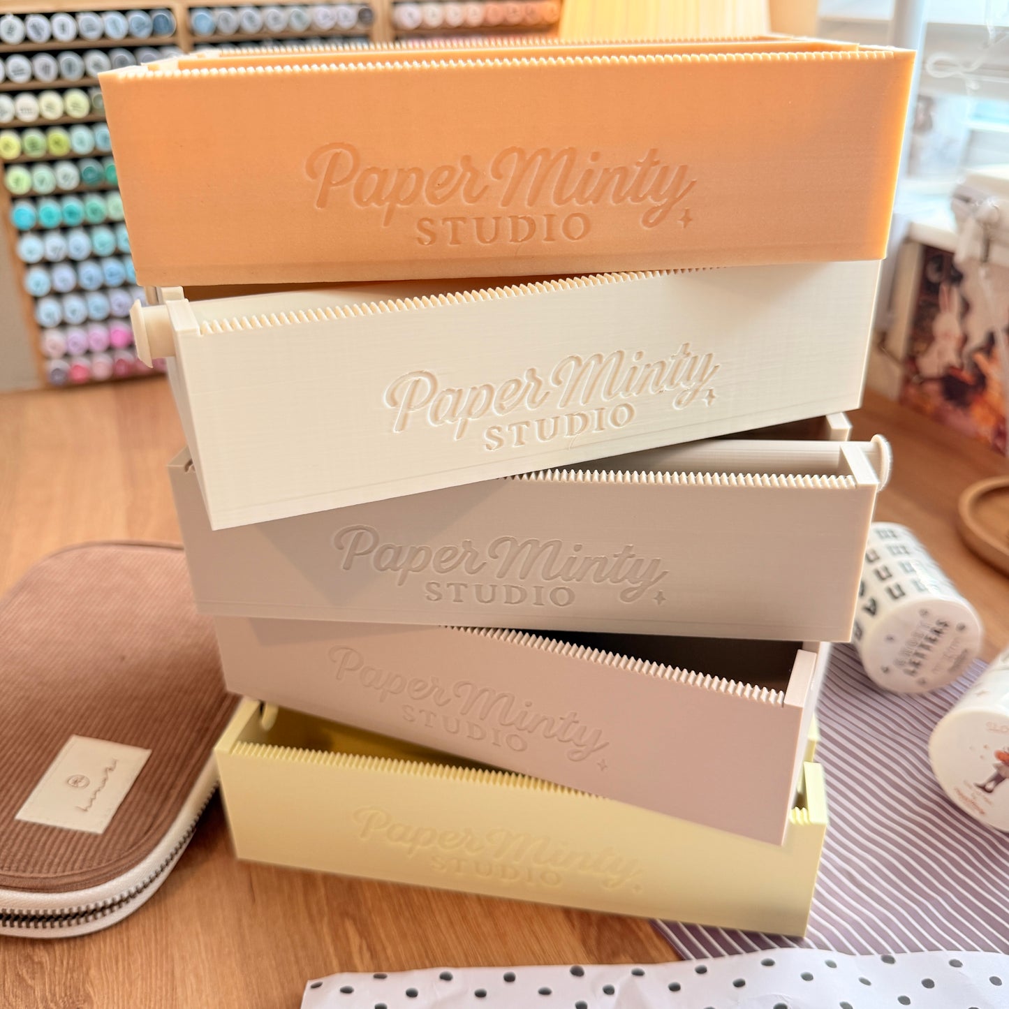 Paper Minty Studio Washi Box | Cozy Desk Organizer