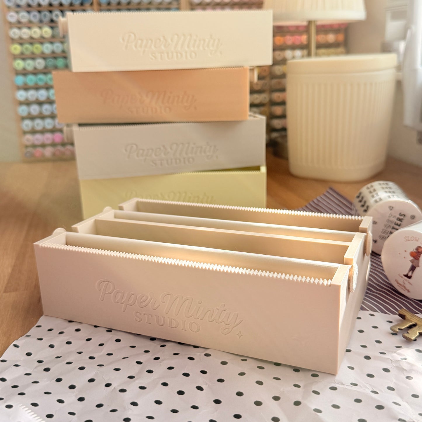 Paper Minty Studio Washi Box | Cozy Desk Organizer
