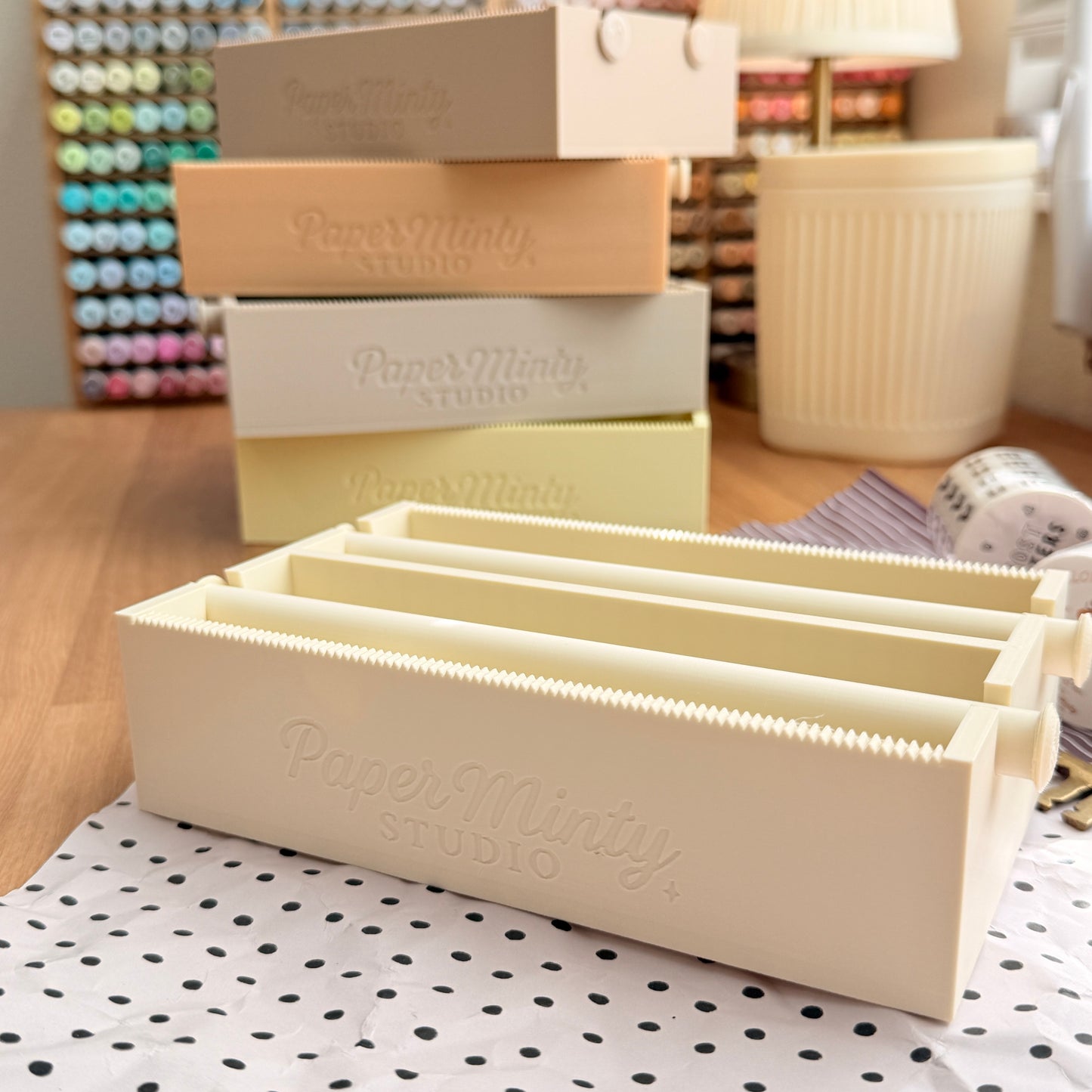 Paper Minty Studio Washi Box | Cozy Desk Organizer
