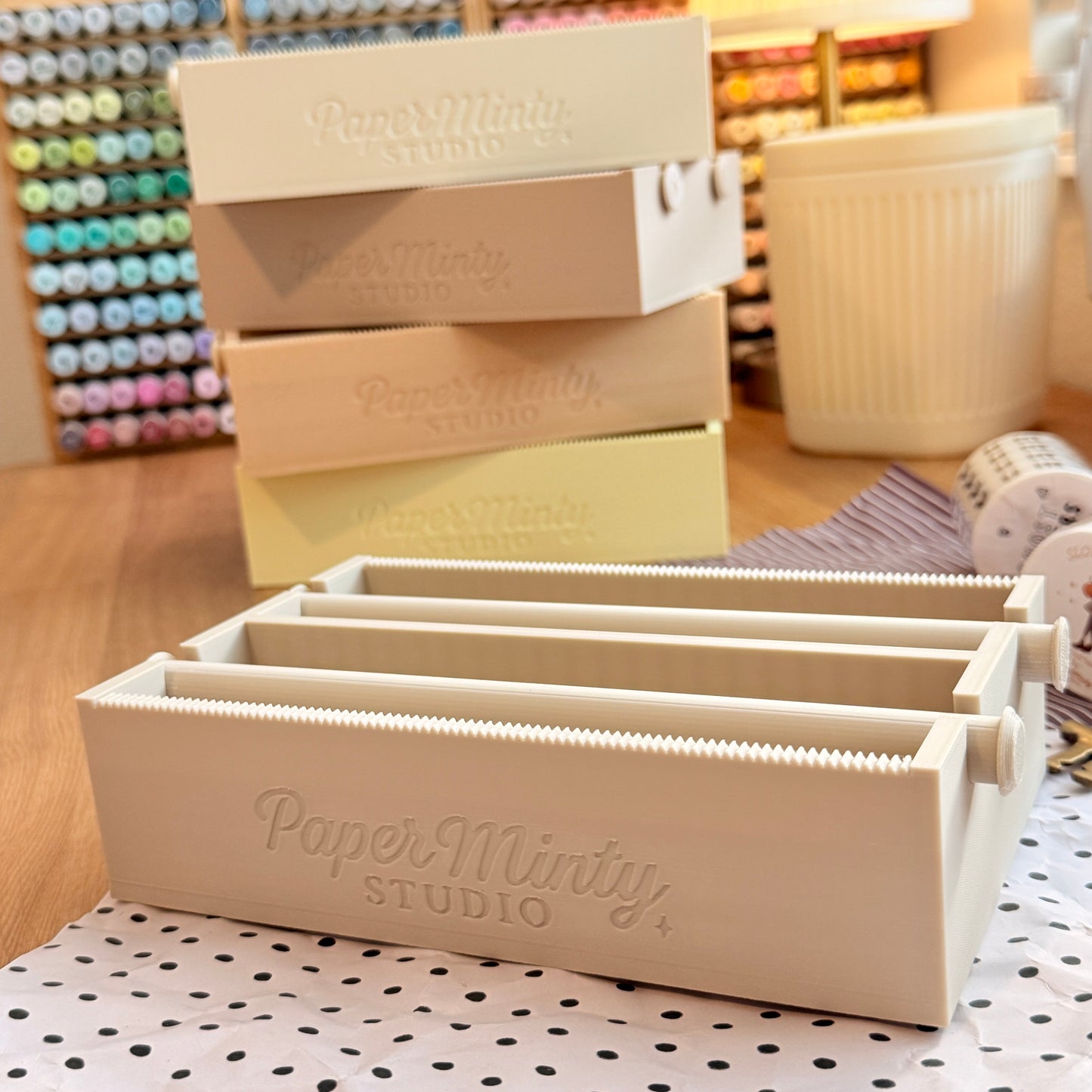 Paper Minty Studio Washi Box | Cozy Desk Organizer