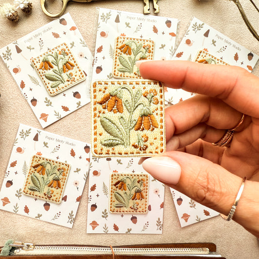 Autumn Bells Iron-On Patches