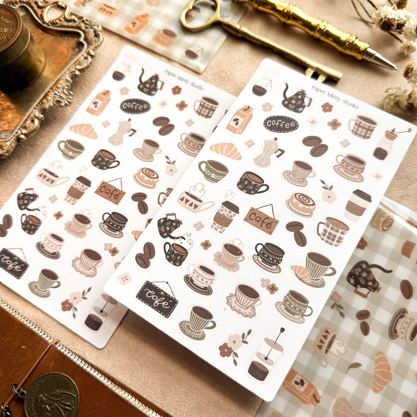 Coffee Dreams Sticker Sheet