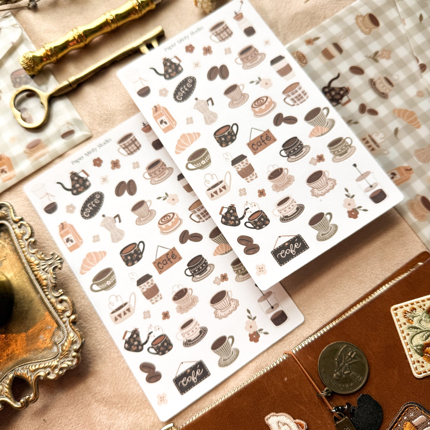 Coffee Dreams Sticker Sheet
