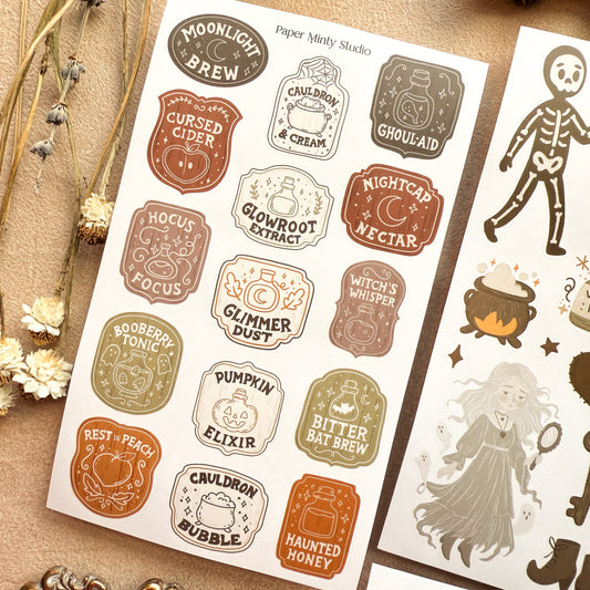 Halloween Sticker Kit
