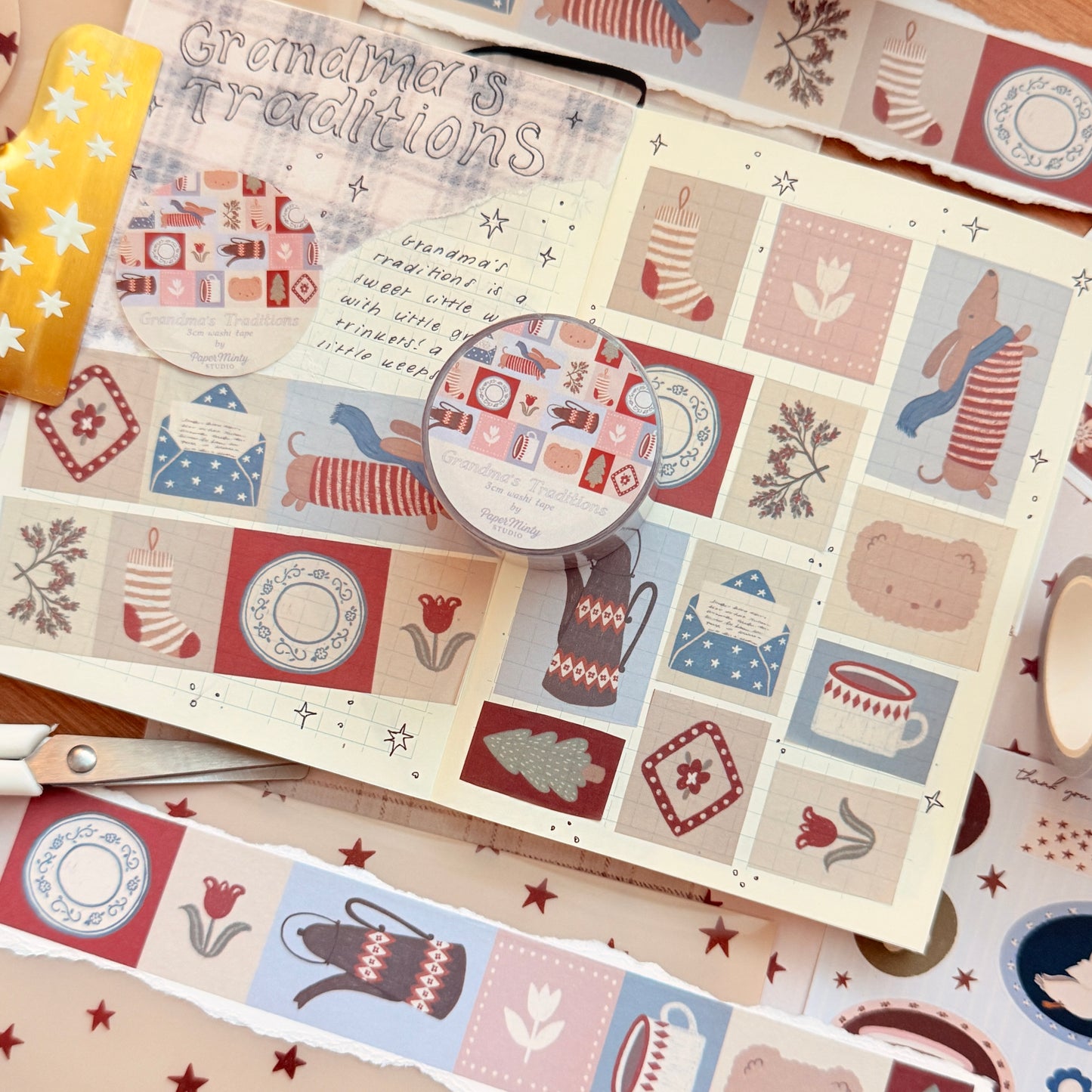 Grandmas Tradition 30mm Washi Tape
