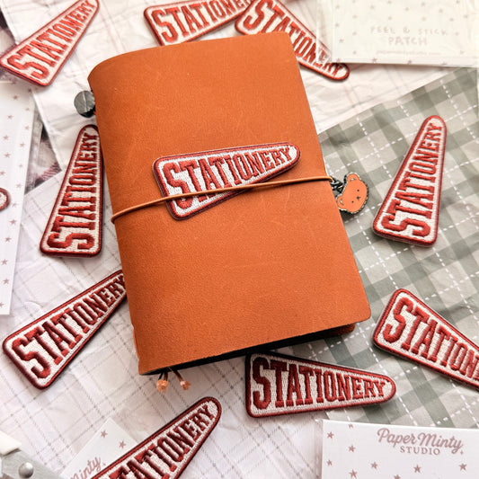 Stationery Banner Peel & Stick Patch
