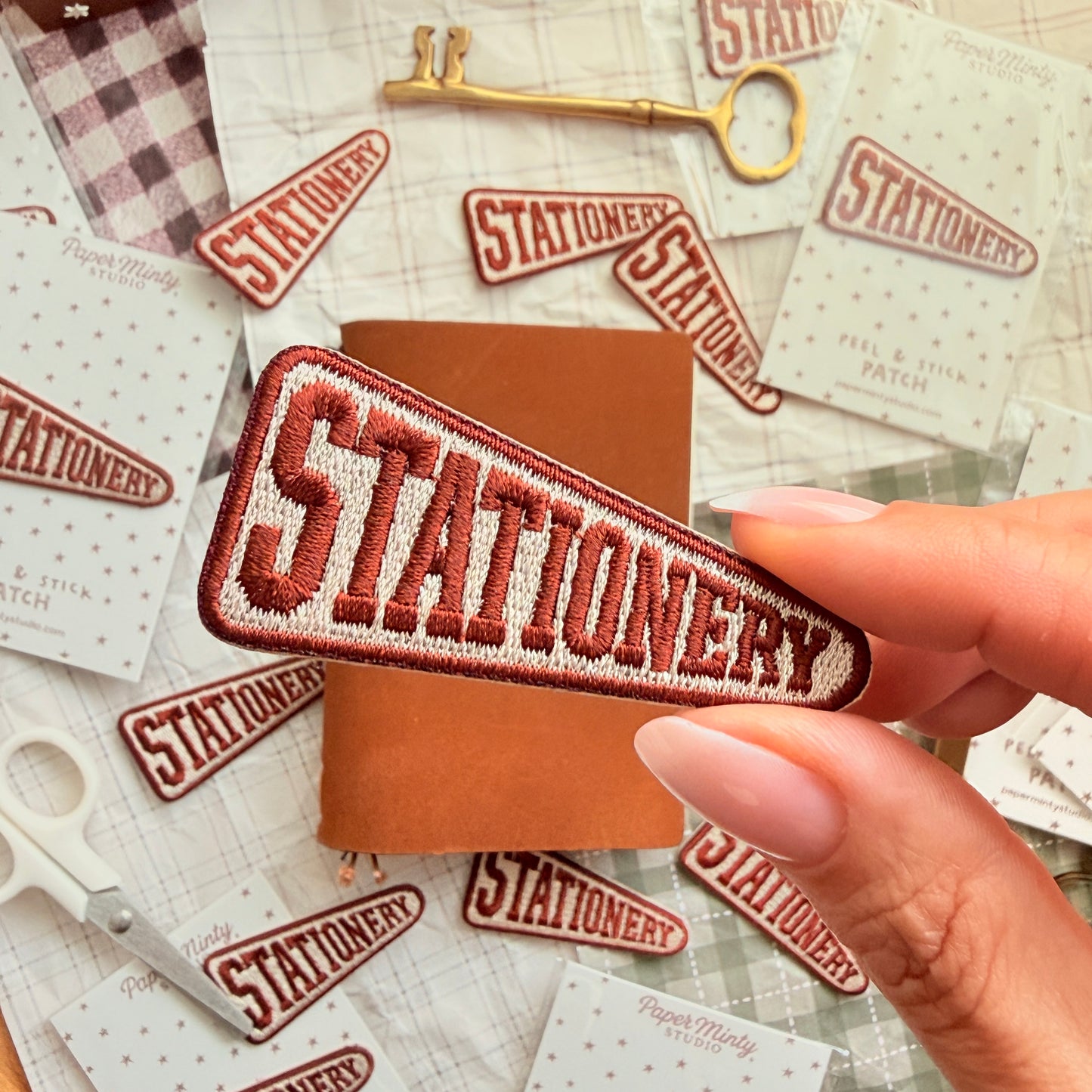 Stationery Banner Peel & Stick Patch