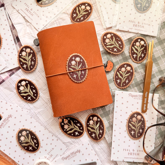 Folk Blooms  Peel & Stick Patch