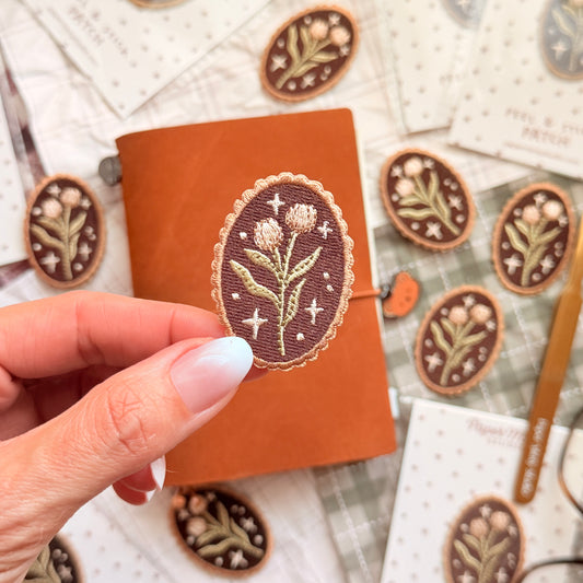 Folk Blooms  Peel & Stick Patch